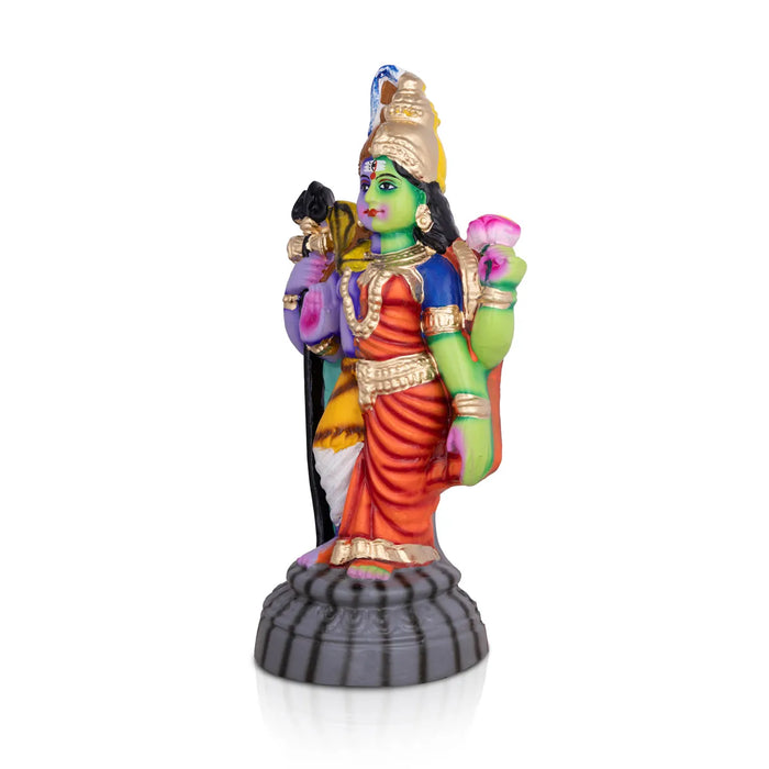 Ardhanarishvarar Idol Clay Golu Bommai – 12 X 6 Inches | Giri Golu Doll / Navaratri Gombe / Bommai
