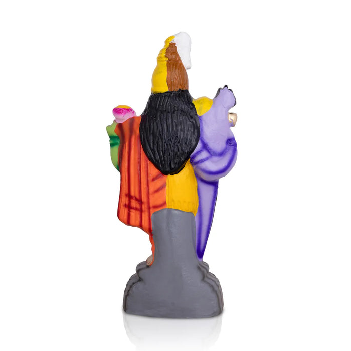Ardhanarishvarar Idol Clay Golu Bommai – 12 X 6 Inches | Giri Golu Doll / Navaratri Gombe / Bommai
