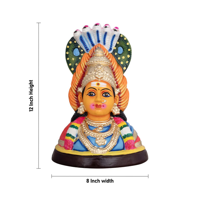 Sirasu Amman Clay Golu Bommai – 12 X 8 Inches | Giri Golu Doll / Navaratri Golu Bomma / Gombe / Bommai