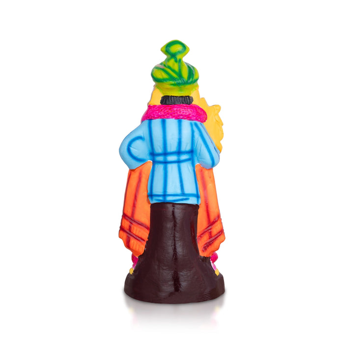 Murugan Raja Alankaram Clay Golu Bommai - 14 Inches | Giri Golu Doll/ Navaratri Golu Bomma/ Gombe/ Bommai