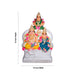 Kubera Lakshmi Statue Clay Golu Bommai Set - 12 x 7.5 Inches | Giri Golu Doll/Navaratri Golu Bomma/Gombe/Bommai - Clay Kolu Bommai