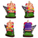 Pancha Moorthigal Clay Golu Bommai Set - 9 x 7 Inches | Giri Golu Doll/ Navaratri Golu Bomma/ Gombe/ Bommai - Clay Kolu Bommai