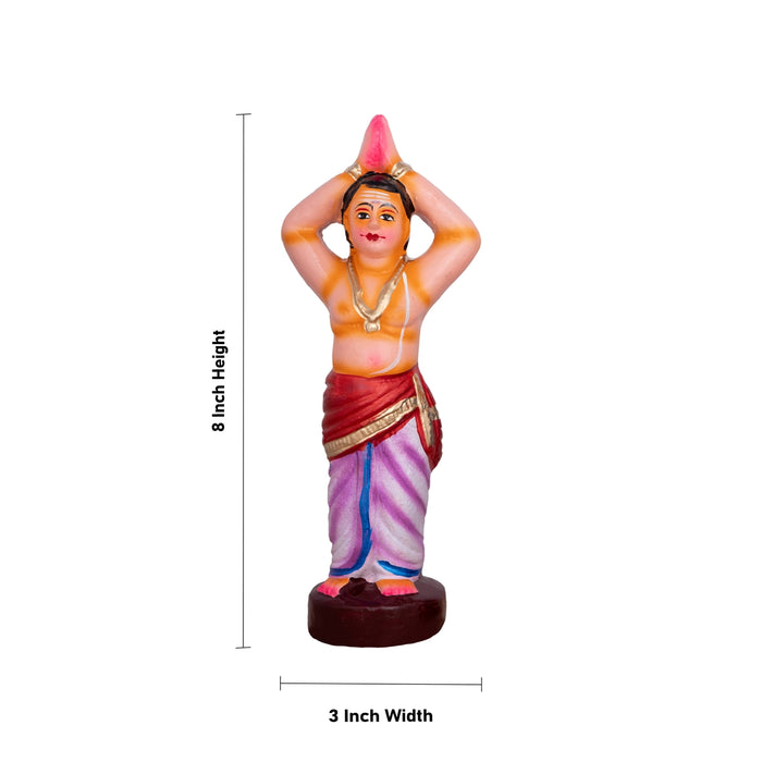 Shiv Ling Murti Annabhishekam Clay Golu Bommai Set - 8 x 3 Inches | Giri Golu Doll/Navaratri Golu Bomma/Gombe - Clay Kolu Bommai
