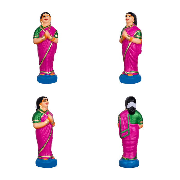 Shiv Ling Murti Pradosham Clay Golu Bommai Set - 11 x 7 Inches | Giri Golu Doll/Navaratri Golu Bomma/Gombe/Bommai - Clay Kolu Bommai