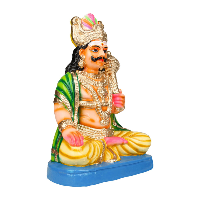 Maya Bazar Clay Golu Bommai Set - 14 x 9 Inches | Giri Golu Doll/ Navaratri Golu Bomma/Gombe/Bommai