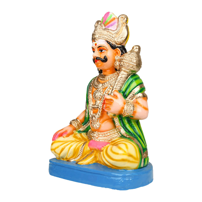 Maya Bazar Clay Golu Bommai Set - 14 x 9 Inches | Giri Golu Doll/ Navaratri Golu Bomma/Gombe/Bommai