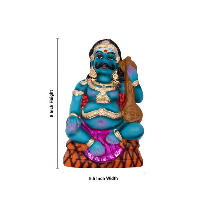 Boodha Ganangal Statue Clay Golu Bommai Set - 8 X 5.5 Inches | Giri Golu Doll/ Navaratri Gombe