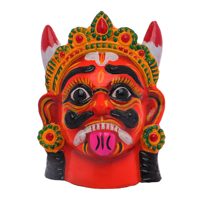 Drishti Thalai Clay Golu Doll - 10 x 7.5 Inches | Giri Golu Bommai / Navaratri Kolu Bomma/Gombe/Bommai