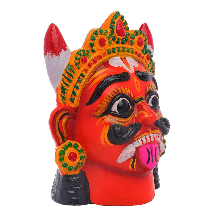Drishti Thalai Clay Golu Doll - 10 x 7.5 Inches | Giri Golu Bommai / Navaratri Kolu Bomma/Gombe/Bommai