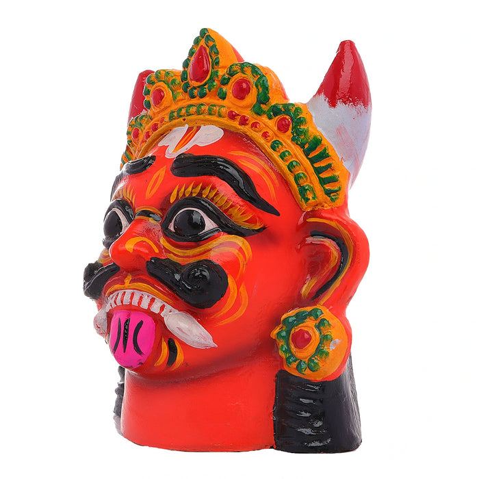 Drishti Thalai Clay Golu Doll - 10 x 7.5 Inches | Giri Golu Bommai / Navaratri Kolu Bomma/Gombe/Bommai