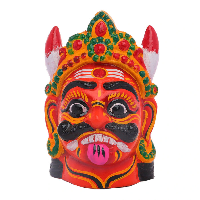 Drishti Thalai Clay Golu Bommai - 12 x 8.5 Inches | Giri Kolu Doll/ Navaratri Gombe/ Golu Bomma/Bommai