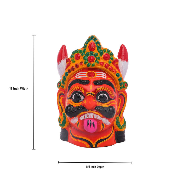 Drishti Thalai Clay Golu Bommai - 12 x 8.5 Inches | Giri Kolu Doll/ Navaratri Gombe/ Golu Bomma/Bommai