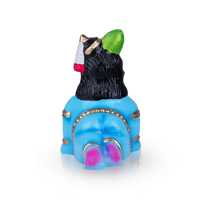 Crawling Krishna Clay Golu Bommai - 7 x 4.5 Inches | Giri Golu Doll/ Navaratri Golu Bomma/ Gombe/ Bommai - Clay Kolu Bommai