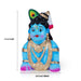 Crawling Krishna Clay Golu Bommai - 7 x 4.5 Inches | Giri Golu Doll/ Navaratri Golu Bomma/ Gombe/ Bommai - Clay Kolu Bommai