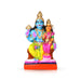 Lakshmi Narayana Idol Clay Golu Bommai - 9.5 X 5 Inches | Giri Golu Doll/ Navaratri Golu Bomma/ Gombe/ Bommai - Clay Kolu Bommai