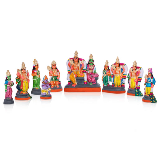 Handcrafted Navaratri Golu inspired by Indian culture, perfect for golu bommai set