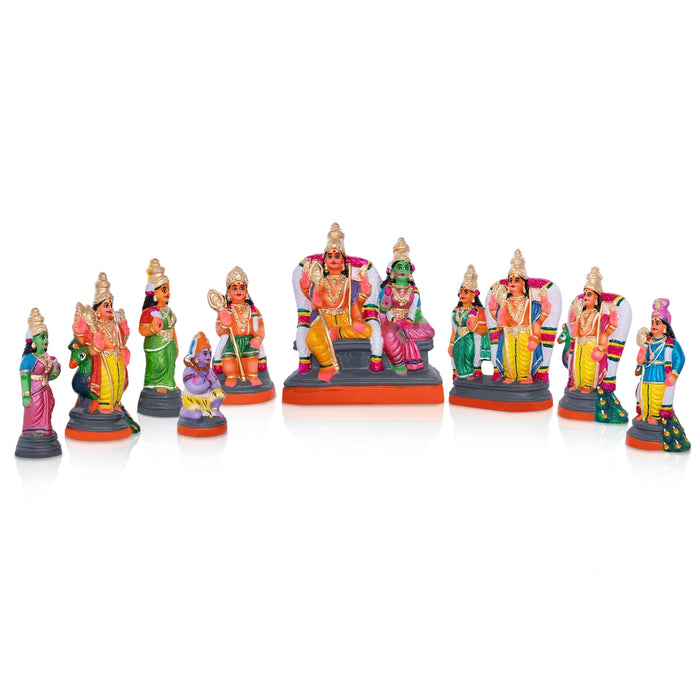 Handcrafted Navaratri Golu inspired by Indian culture, perfect for golu bommai set