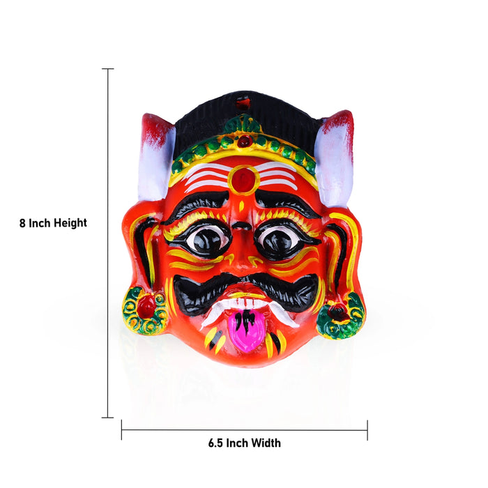 Drishti Thalai Clay Golu Bommai - 8 x 6.5 Inches | Giri Golu Doll/ Navaratri Golu Bomma/Gombe/Bommai