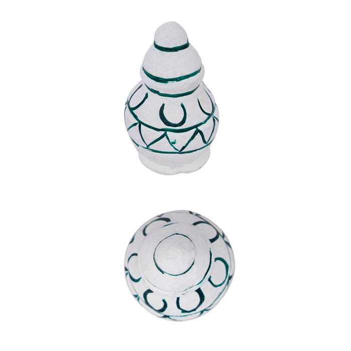 Marriage Clay Golu Bommai Set - 7 X 2.5 Inches | Giri Golu Doll/ Navaratri Golu Bomma/ Gombe/ Bommai - Clay Kolu Bommai