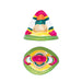 Marriage Clay Golu Bommai Set - 7 X 2.5 Inches | Giri Golu Doll/ Navaratri Golu Bomma/ Gombe/ Bommai - Clay Kolu Bommai