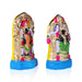 Perumal Thayar Clay Golu Bommai Pair - 8 x 3.5 Inches | Giri Golu Doll/Navaratri Golu Bomma/Gombe/Bommai - Clay Kolu Bommai