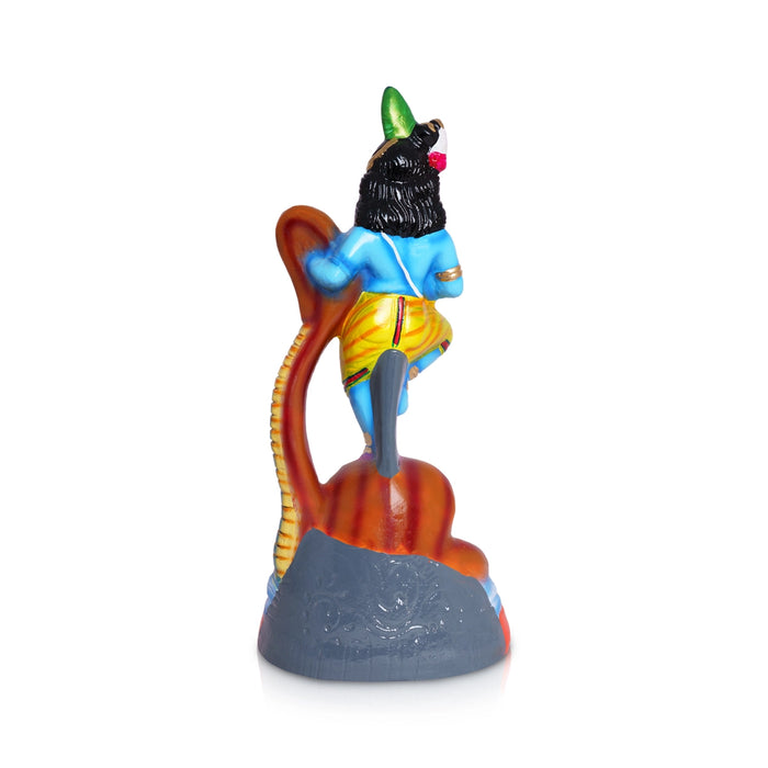 Krishna Murti Kalinga Narthanam Paper Mache Golu Bommai - 17 X 8 Inches | Giri Golu Doll/ Navaratri Gombe - Paper Mache Kolu Bommai