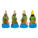 Rama Idol Clay Golu Bommai Set - 9 X 3.5 Inches | Giri Golu Doll/ Navaratri Golu Bomma/ Gombe/ Bommai - Clay Kolu Bommai