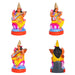 Durga Lakshmi Saraswathi Paper Mache Golu Bommai Set- 10 X 7 Inches | Giri Golu Doll/Navaratri Golu Bommai/Gombe - Paper Mache Kolu Bommai