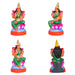 Durga Lakshmi Saraswathi Paper Mache Golu Bommai Set- 10 X 7 Inches | Giri Golu Doll/Navaratri Golu Bommai/Gombe - Paper Mache Kolu Bommai