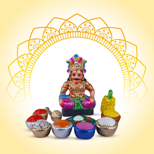 Maya Bazar Clay Golu Bommai Set