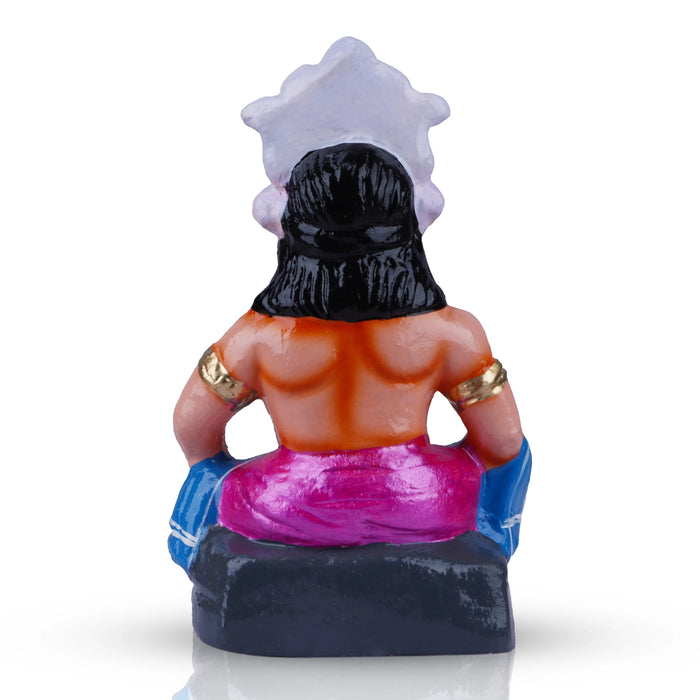 Maya Bazar Clay Golu Bommai Set - 10 x 6.5 Inches | Giri Golu Doll/ Navaratri Golu Bomma/ Gombe/ Bommai - Clay Kolu Bommai