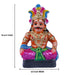 Maya Bazar Clay Golu Bommai Set - 10 x 6.5 Inches | Giri Golu Doll/ Navaratri Golu Bomma/ Gombe/ Bommai - Clay Kolu Bommai