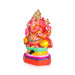 Ganesh Murti Sitting On Base- 20 X 8.5 Inches | Ganpati Murti/Paper Mache Vinayaka Statue For Ganapati Chaturthi - Vinayaka Chaturthi