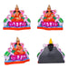 Ashtalakshmi Idol Clay Golu Bommai Set - 12 X 13 Inches | Giri Golu Doll/ Navaratri Golu Bommai/ Gombe - Clay Kolu Bommai