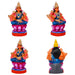 Ashtalakshmi Idol Clay Golu Bommai Set - 12 X 13 Inches | Giri Golu Doll/ Navaratri Golu Bommai/ Gombe - Clay Kolu Bommai