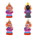 Ashtalakshmi Idol Clay Golu Bommai Set - 6 X 5.5 Inches | Giri Golu Doll/ Navaratri Golu Bommai/ Gombe - Clay Kolu Bommai