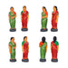 Marriage With Mandapam Clay Golu Bommai Set - 12 X 10.5 Inches | Giri Golu Doll/ Navaratri Golu Bommai/ Gombe - Clay Kolu Bommai