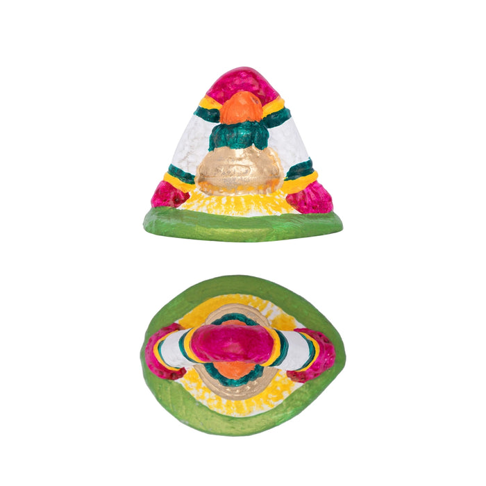 Marriage With Mandapam Clay Golu Bommai Set - 12 X 10.5 Inches | Giri Golu Doll/ Navaratri Golu Bommai/ Gombe - Clay Kolu Bommai