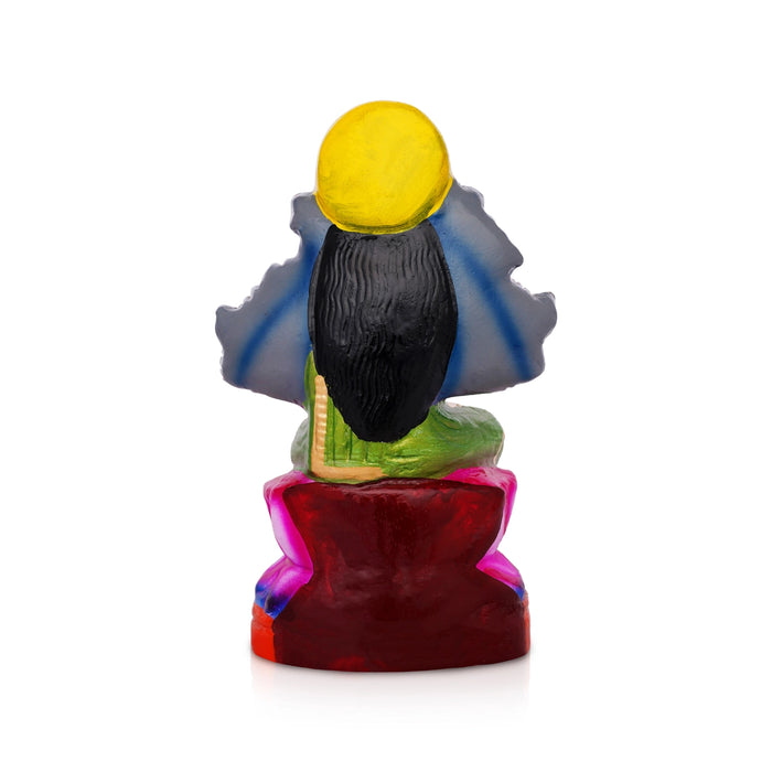 Varahi Amman Statue Clay Golu Bommai - 10 X 6 Inches | Giri Golu Doll/ Navaratri Golu Bomma/ Gombe/ Bommai - Clay Kolu Bommai