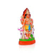 Kala Bhairava Statue Clay Golu Bommai - 10 X 5.5 Inches | Giri Golu Doll/ Navaratri Golu Bomma/ Gombe/ Bommai - Clay Kolu Bommai