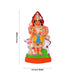 Kala Bhairava Statue Clay Golu Bommai - 10 X 5.5 Inches | Giri Golu Doll/ Navaratri Golu Bomma/ Gombe/ Bommai - Clay Kolu Bommai