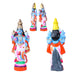 Dasavathaaram Clay Golu Bommai Set - 16 x 5.5 Inches | Giri Golu Doll/ Navaratri Golu Bomma/ Gombe/ Bommai - Clay Kolu Bommai