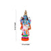 Dasavathaaram Clay Golu Bommai Set - 16 x 5.5 Inches | Giri Golu Doll/ Navaratri Golu Bomma/ Gombe/ Bommai - Clay Kolu Bommai