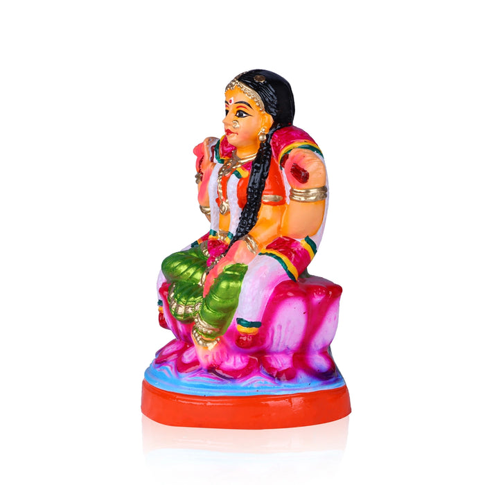 Balambigai Statue Clay Golu Bommai - 9.5 X 5.5 Inches | Giri Golu Doll/ Navaratri Golu Bomma/ Gombe/ Bommai - Clay Kolu Bommai