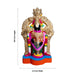 Balaji Perumal Thayar - 10.5 x 6.5 Inches | Clay Golu Bommai / Golu Doll/ Navaratri kolu Bomma/ Gombe/ Bommalu - Clay Kolu Bommai
