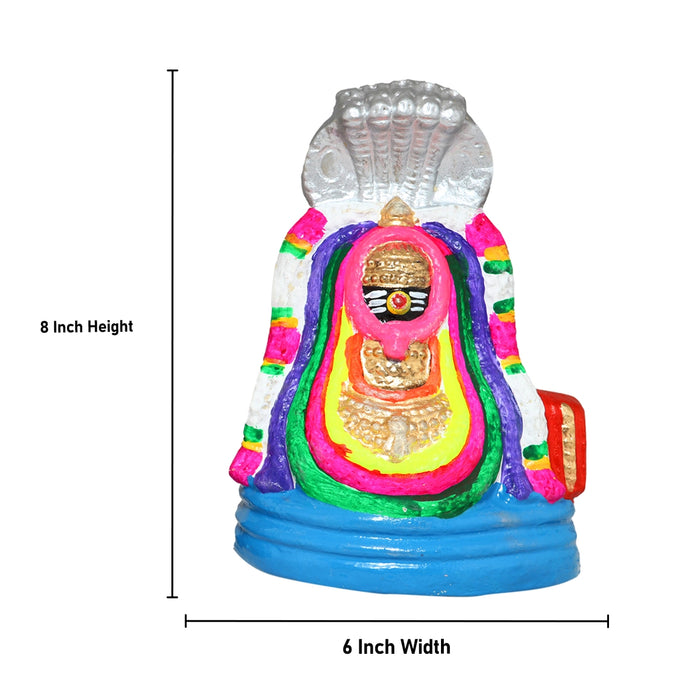 Annamalai Unnamalai Clay Golu Bommai Pair - 8 x 6 Inches | Giri Golu Goll/ Navartri Kolu Bommai/ Gombe
