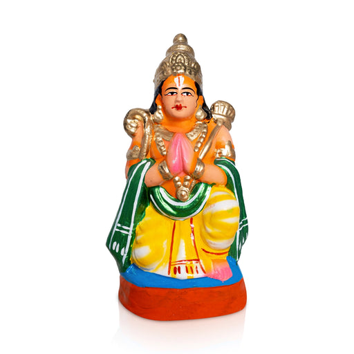 Ramar Pattabhishekam Set - 13.5 x 10 Inches | Clay Golu Bommai/ Golu Doll/ Navaratri Golu Bomma/Gombe/Bommai - Clay Kolu Bommai