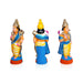 Ramar Pattabhishekam Set - 13.5 x 10 Inches | Clay Golu Bommai/ Golu Doll/ Navaratri Golu Bomma/Gombe/Bommai - Clay Kolu Bommai