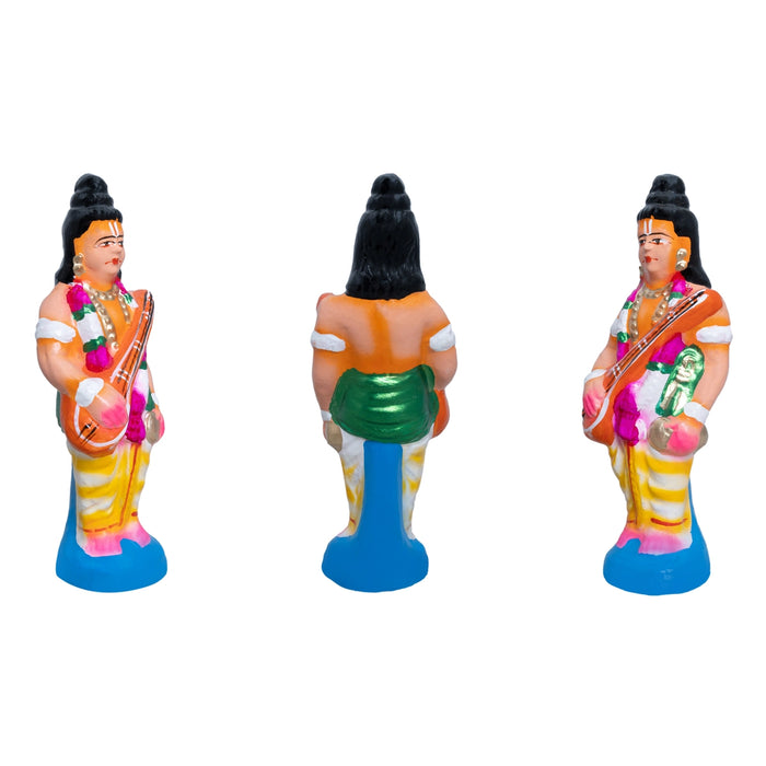Pradosham Clay Golu Bommai Set - 11 x 8.5 Inches | Golu Doll/ Navaratri Golu Bomma/ Gombe/ Bommai - Clay Kolu Bommai