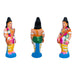 Pradosham Clay Golu Bommai Set - 11 x 8.5 Inches | Golu Doll/ Navaratri Golu Bomma/ Gombe/ Bommai - Clay Kolu Bommai